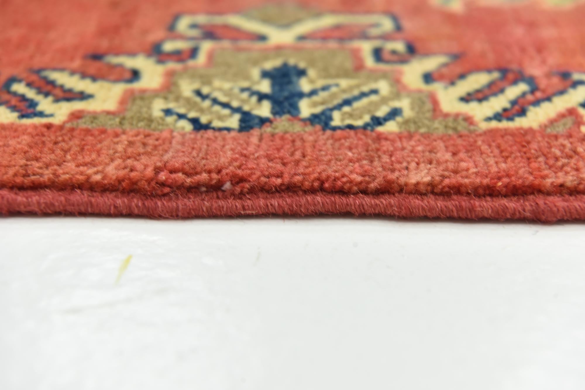 6' 9 x 9' 10 Hand Knotted Kazak Rug