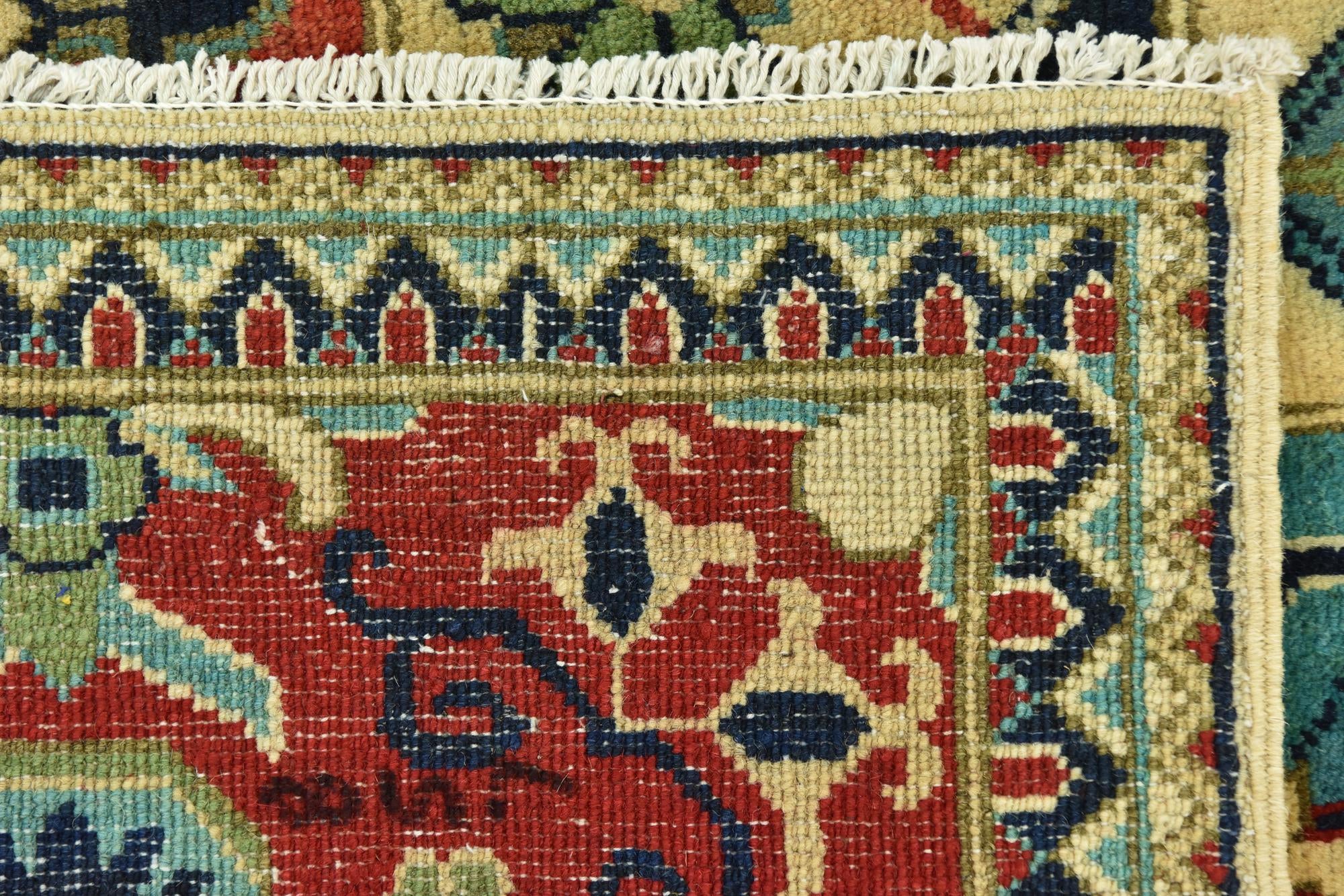 6' 8 x 9' 7 Hand Knotted Kazak Rug