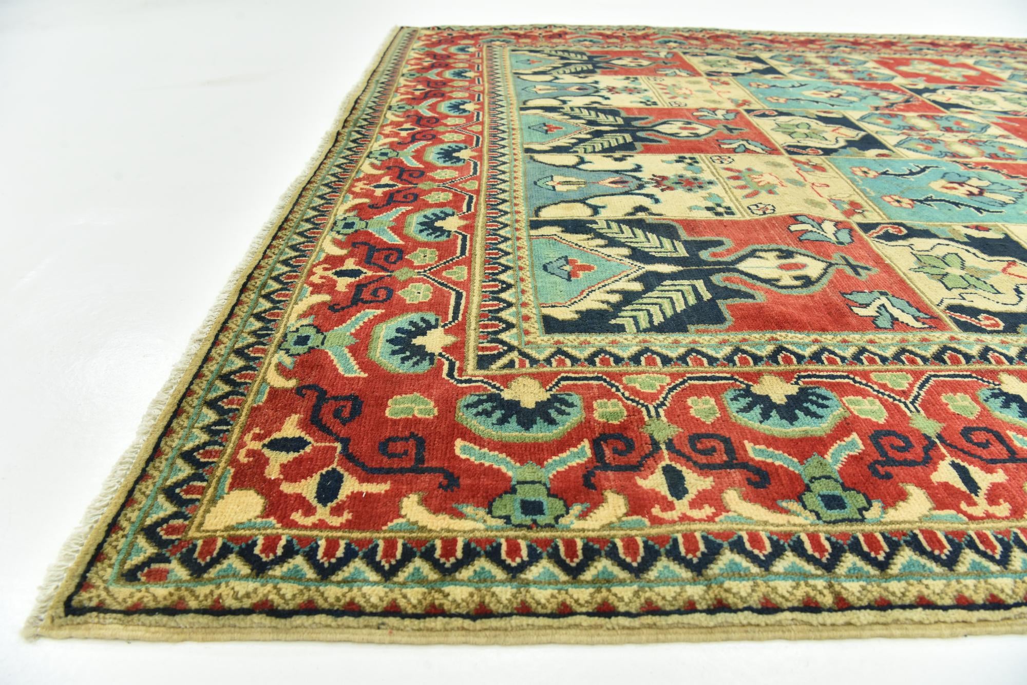 6' 8 x 9' 7 Hand Knotted Kazak Rug
