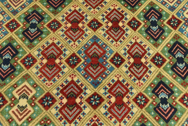 Detail image of 8' x 11' 9 Hand Knotted Kazak Rug