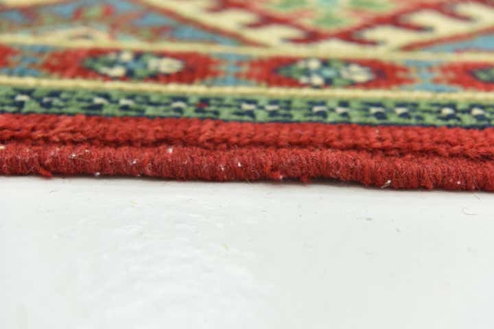 8' x 11' 9 Hand Knotted Kazak Rug