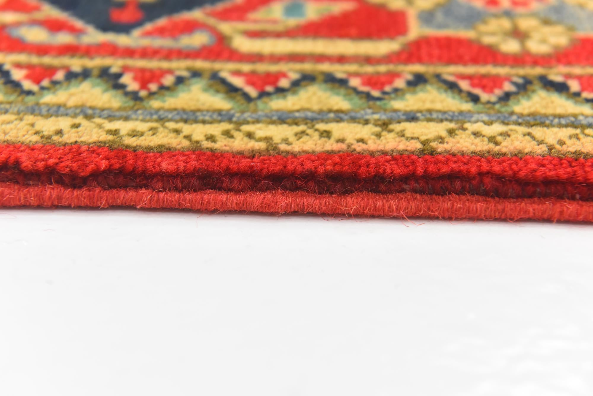 5' x 6' 7 Hand Knotted Kazak Rug
