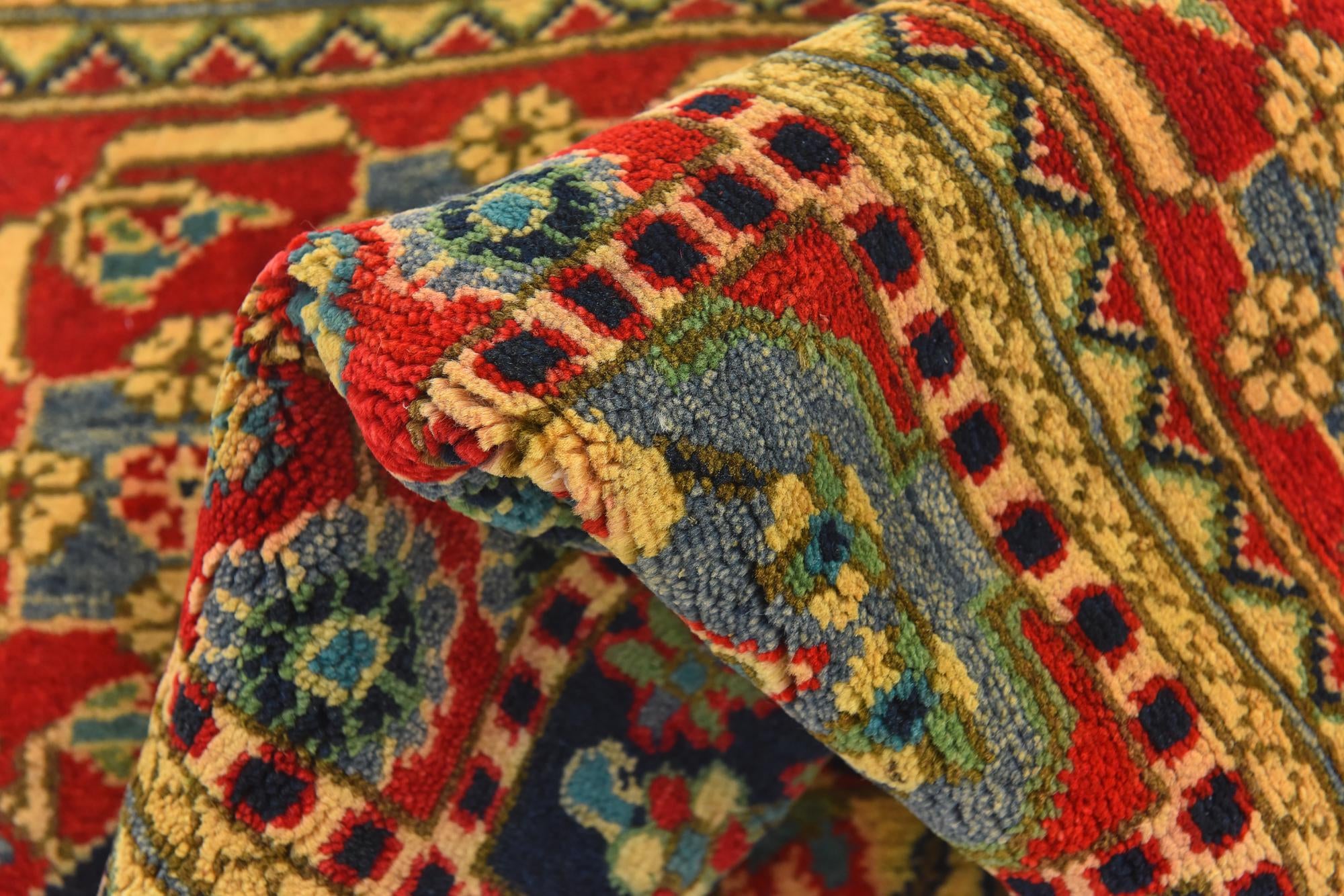 5' x 6' 7 Hand Knotted Kazak Rug