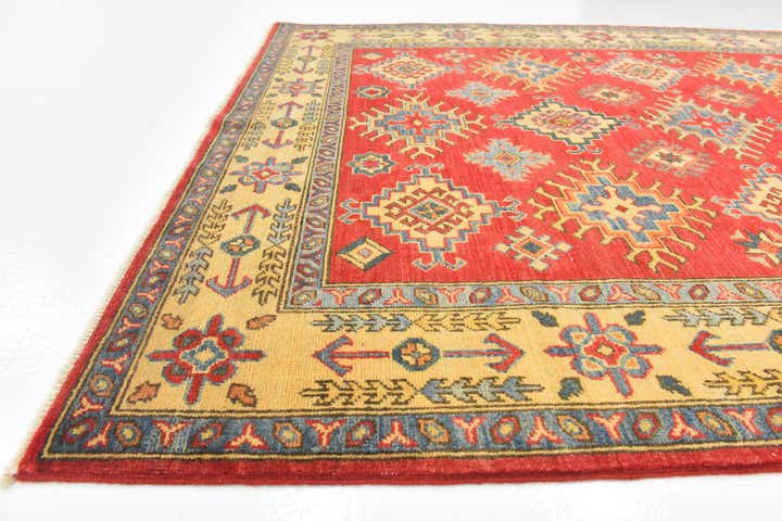 5' x 6' 6 Hand Knotted Kazak Rug