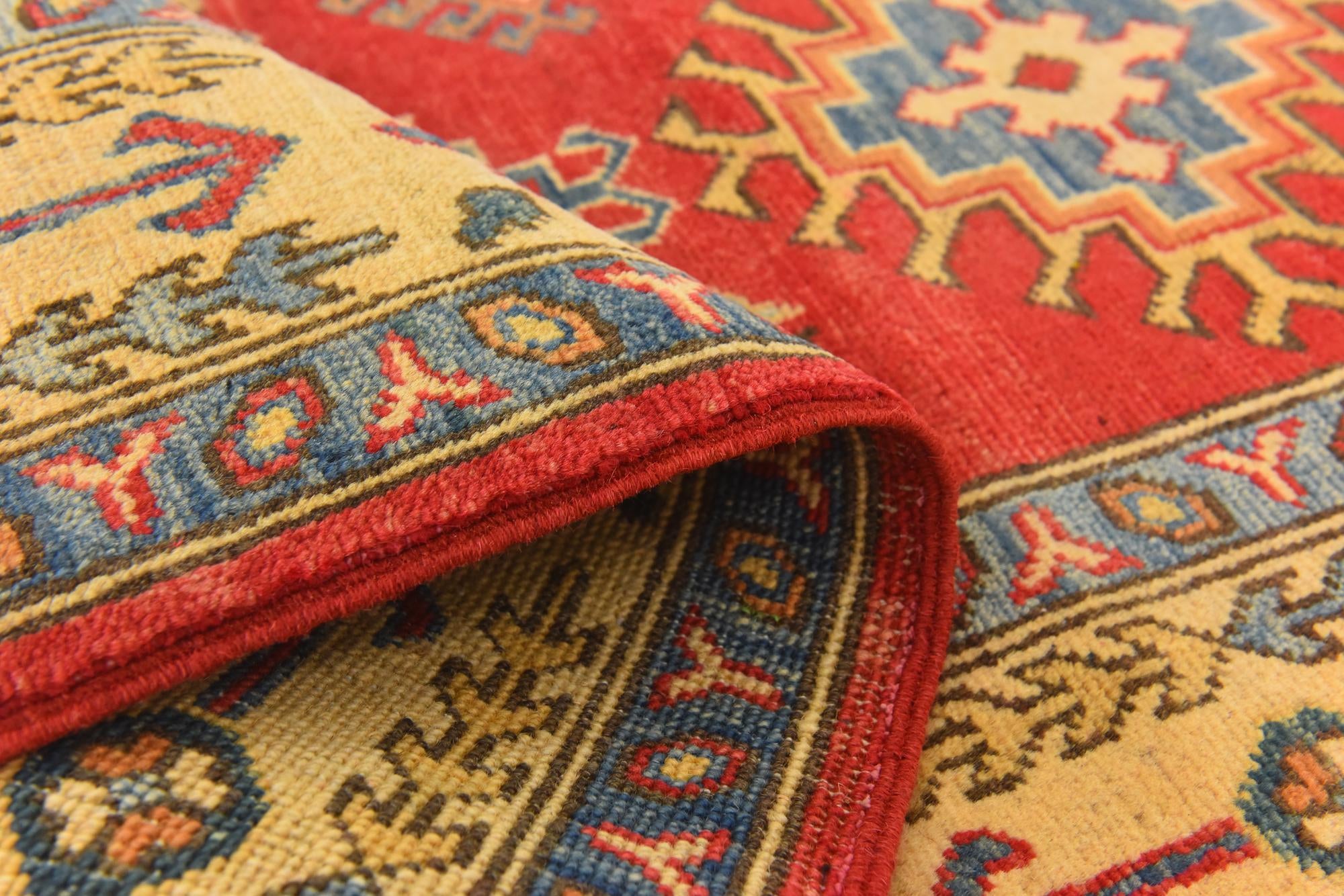 5' x 6' 6 Hand Knotted Kazak Rug