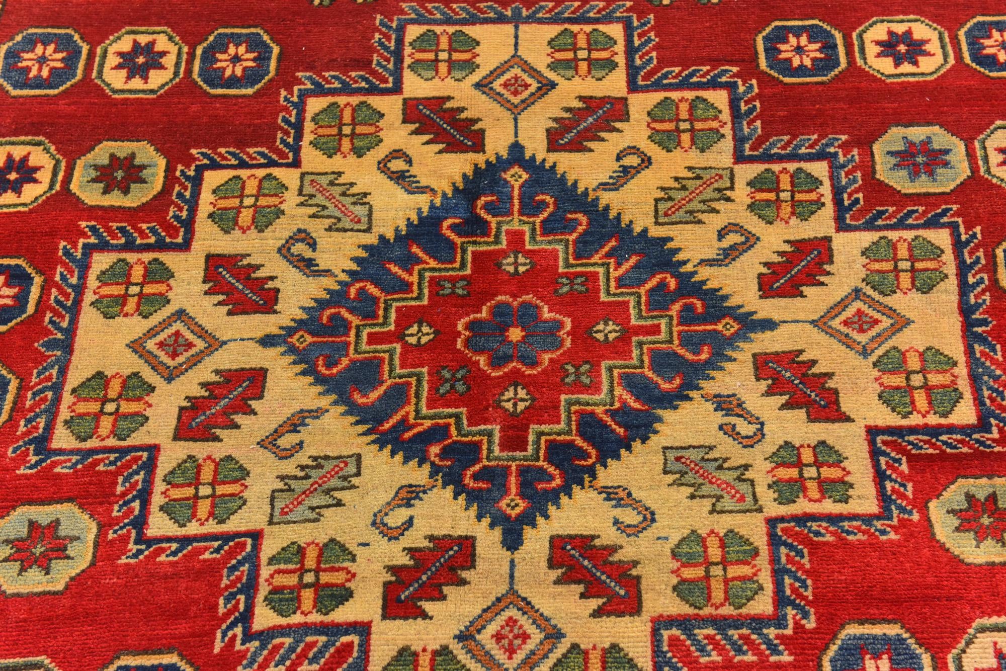 5' 2 x 7' Hand Knotted Kazak Rug