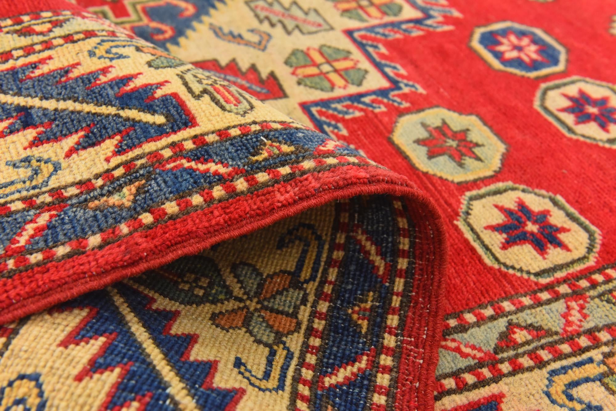 5' 2 x 7' Hand Knotted Kazak Rug