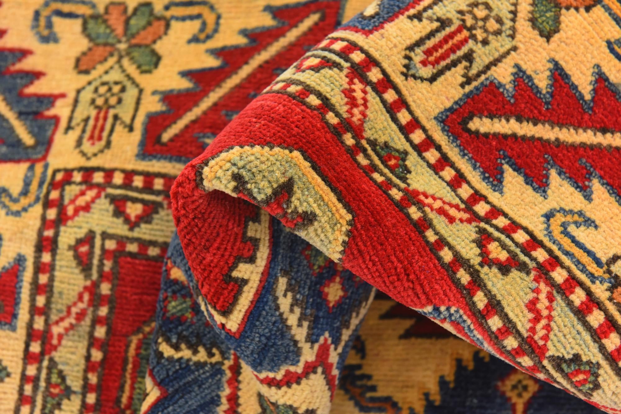 5' 2 x 7' Hand Knotted Kazak Rug