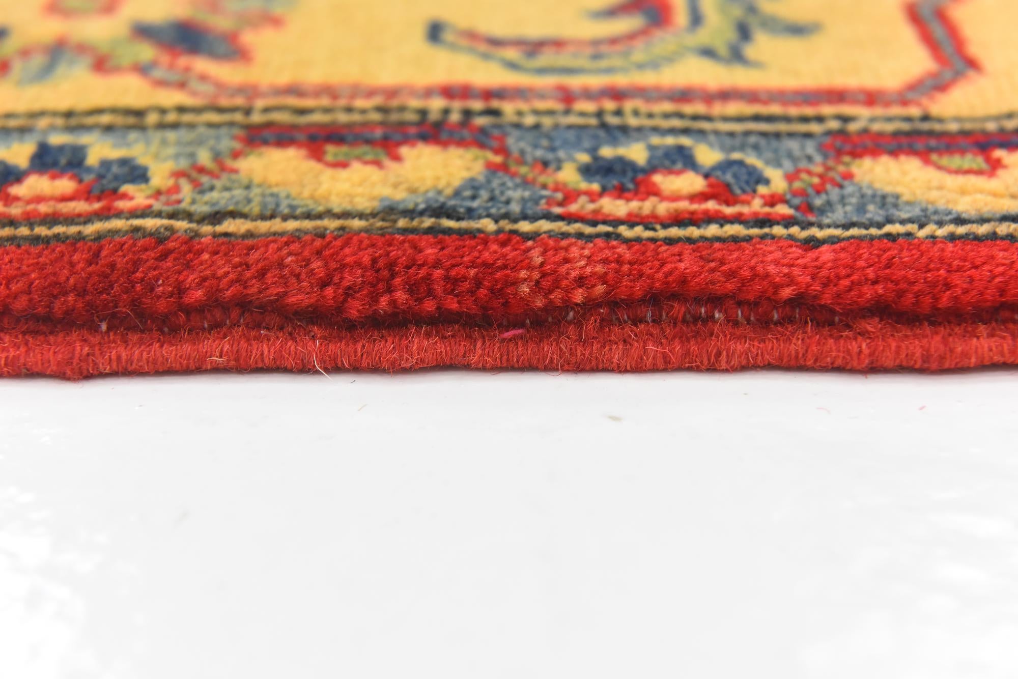 6' 7 x 9' 6 Hand Knotted Kazak Rug