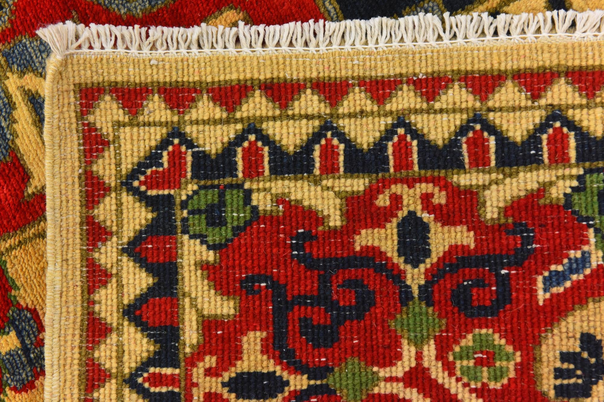 6' 11 x 9' 5 Hand Knotted Kazak Rug