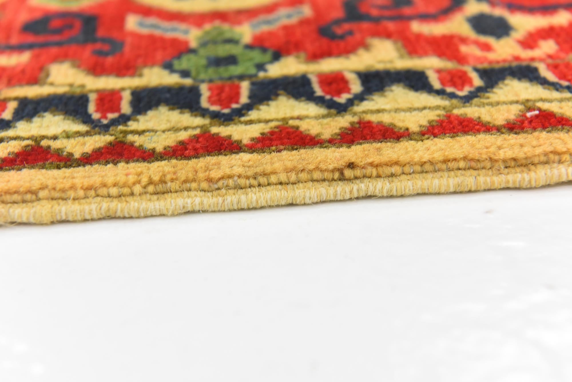 6' 11 x 9' 5 Hand Knotted Kazak Rug