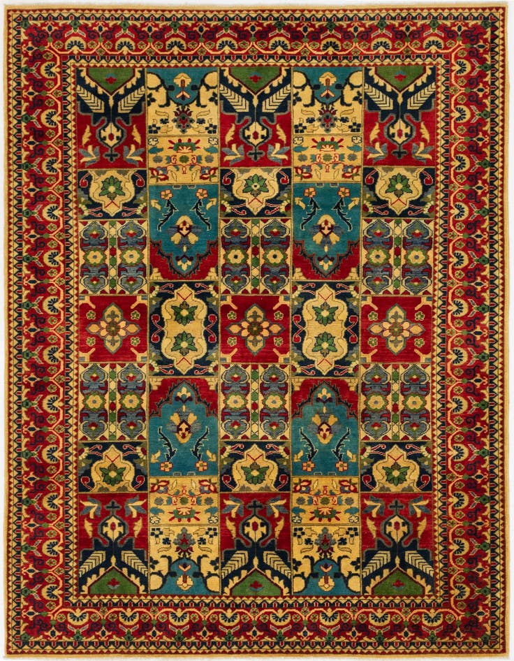 Detail image of 6' 11 x 9' 5 Hand Knotted Kazak Rug