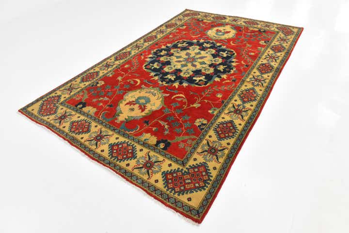 6' 1 x 10' 1 Hand Knotted Kazak Rug