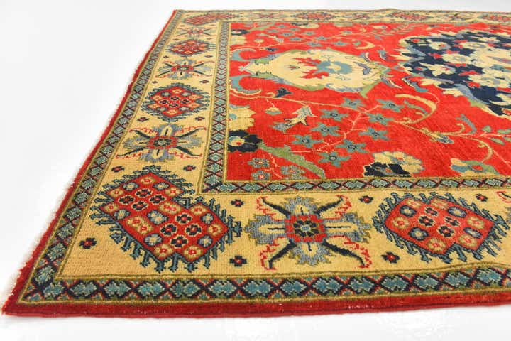 6' 1 x 10' 1 Hand Knotted Kazak Rug