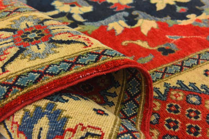 6' 1 x 10' 1 Hand Knotted Kazak Rug