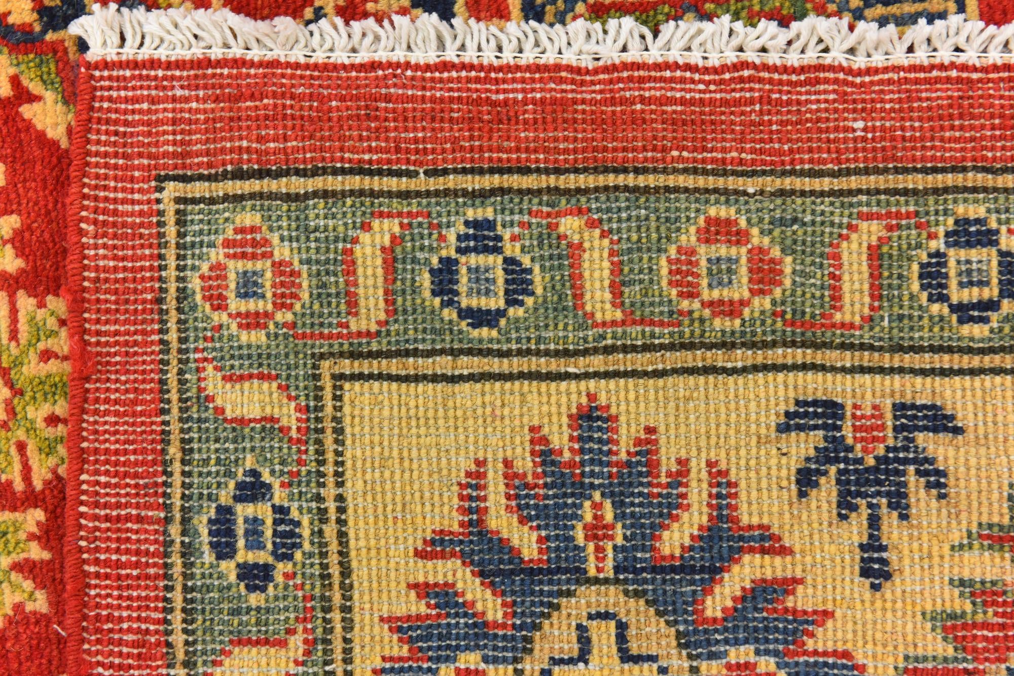 6' 7 x 9' 8 Hand Knotted Kazak Rug