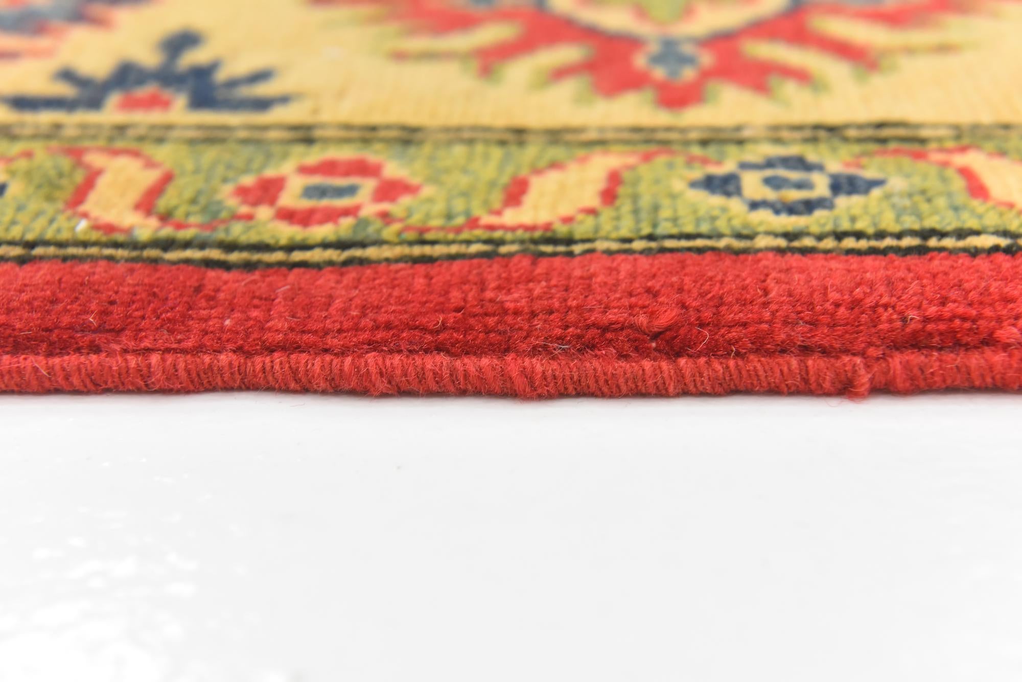 6' 7 x 9' 8 Hand Knotted Kazak Rug