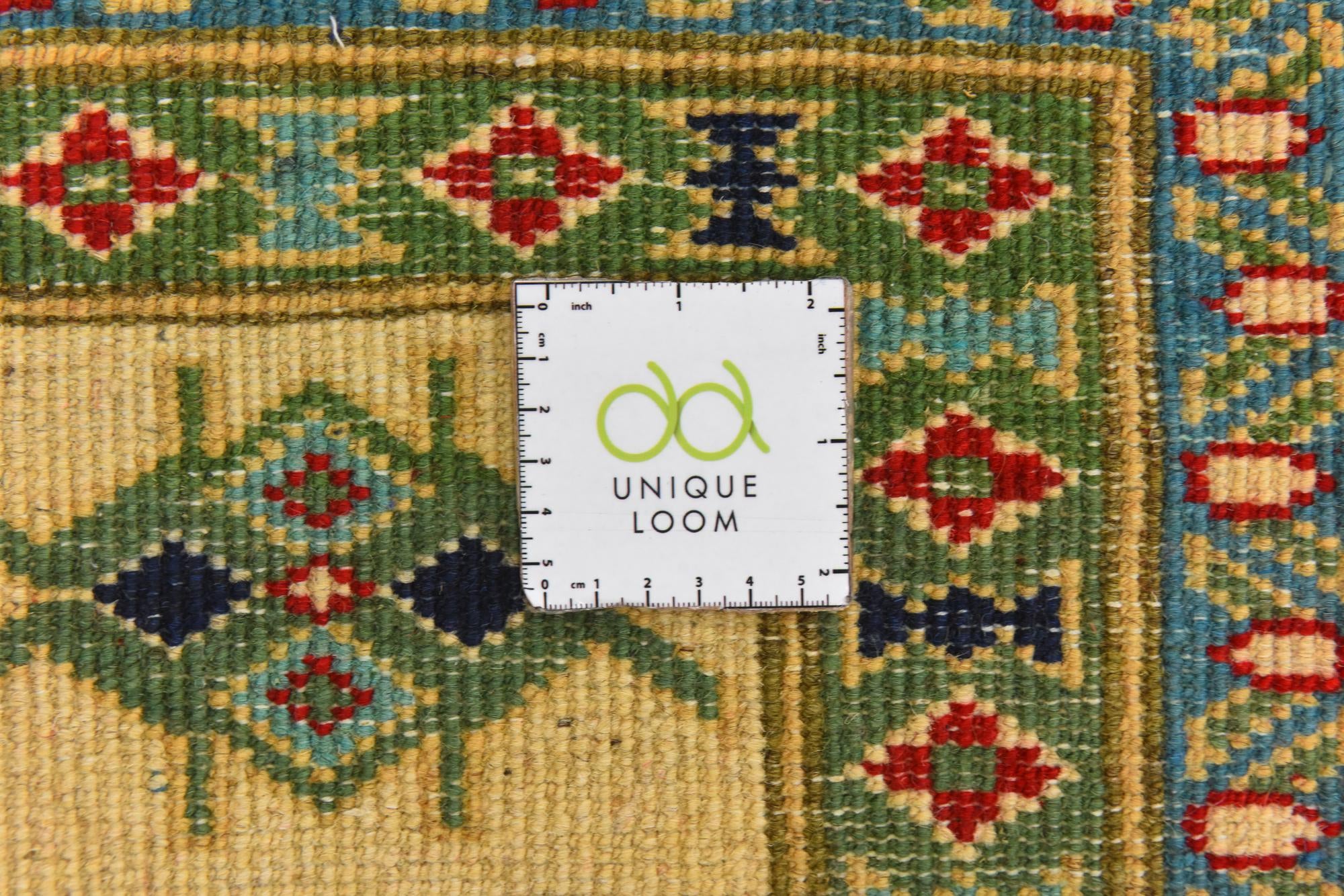 6' 8 x 9' 4 Hand Knotted Kazak Rug