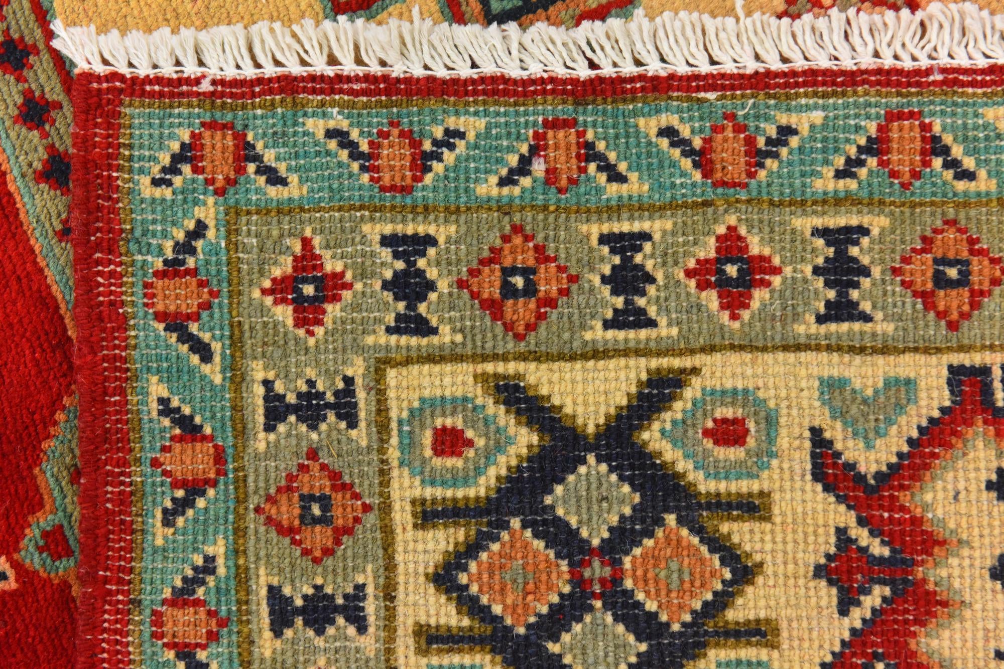 200cm x 305cm Hand Knotted Kazak Rug