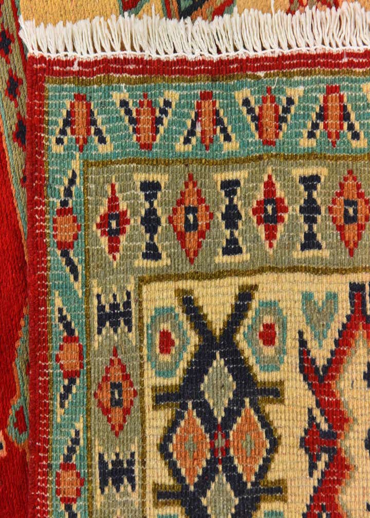 6' 7 x 10' 1 Hand Knotted Kazak Rug