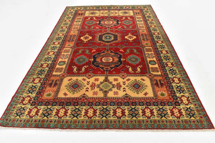 200cm x 305cm anudado a mano Kazak Alfombra
