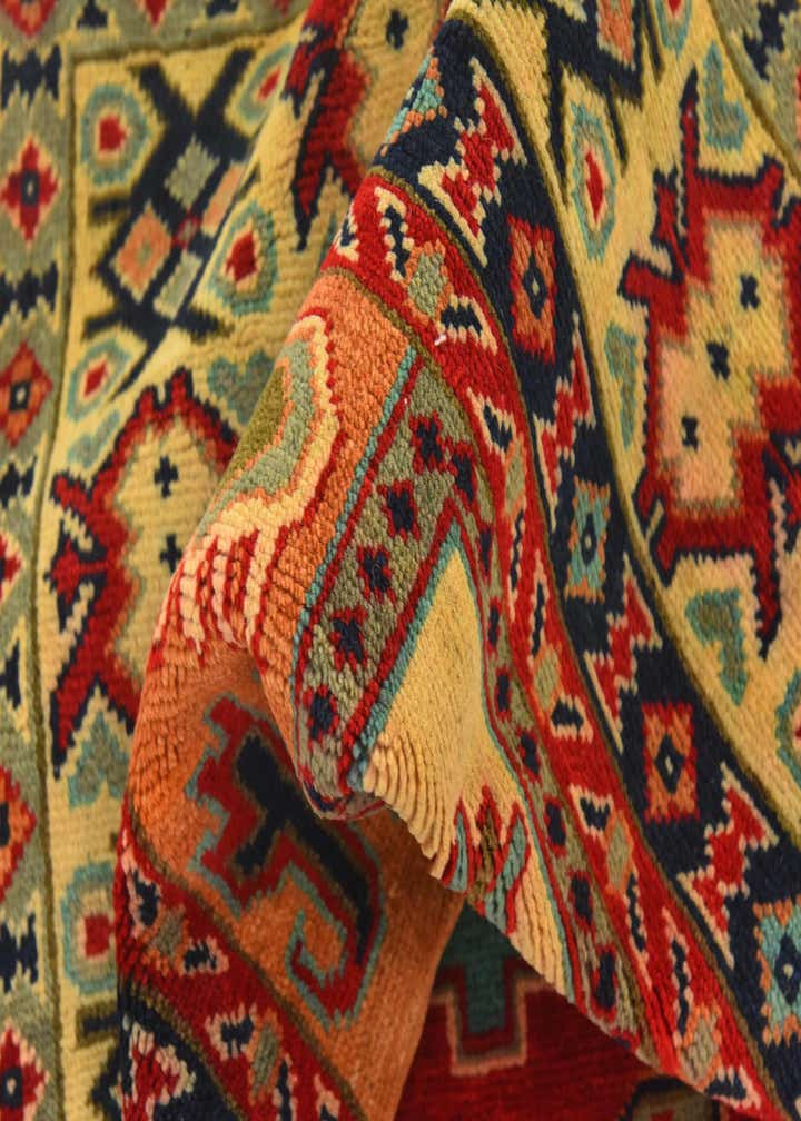 6' 7 x 10' 1 Hand Knotted Kazak Rug