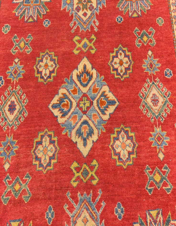 Detail image of 6' 1 x 9' 6  Hand Knotted Kazak Rug