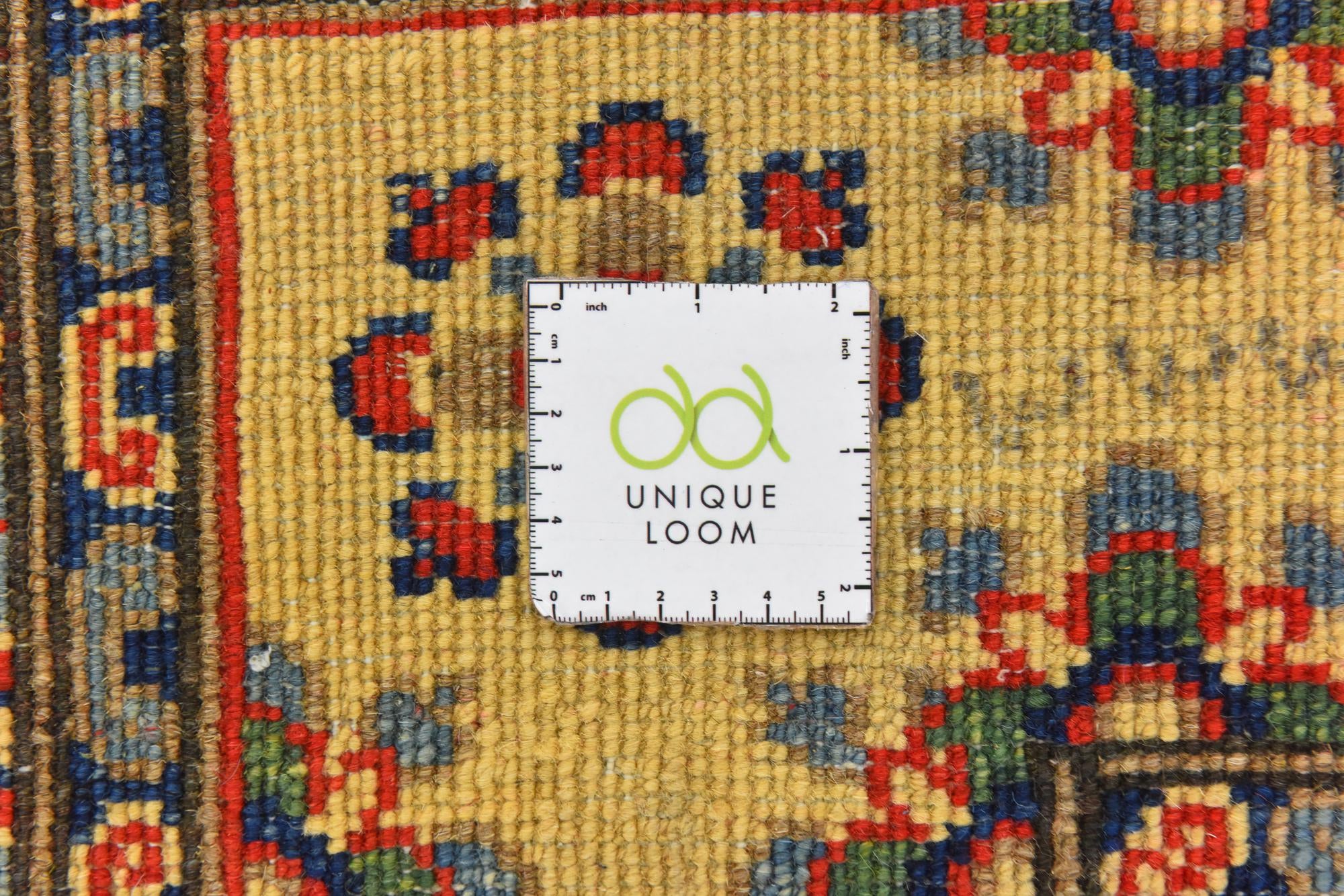 5' 8 x 9' 1 Hand Knotted Kazak Rug