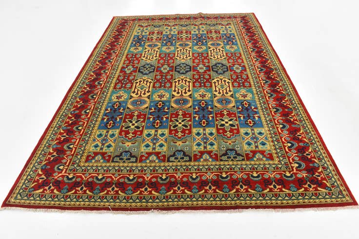 Detailansicht von 200cm x 295cm Handgeknüpft Kazak Teppich
