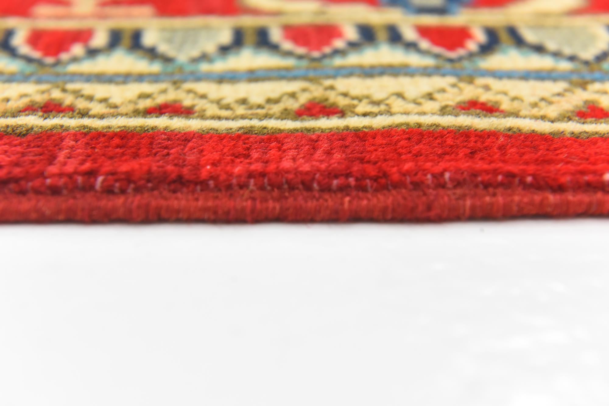 6' 6 x 9' 8 Hand Knotted Kazak Rug