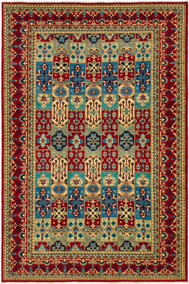 Detailansicht von 200cm x 295cm Handgeknüpft Kazak Teppich
