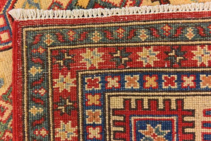 6' 7 x 10' 1 Hand Knotted Kazak Rug