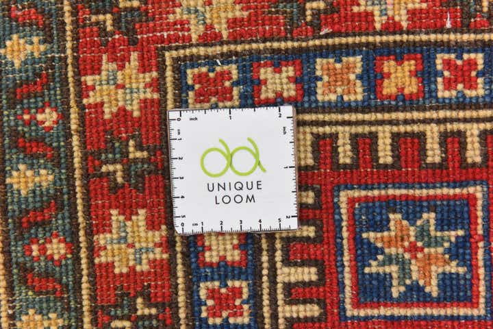 6' 7 x 10' 1 Hand Knotted Kazak Rug