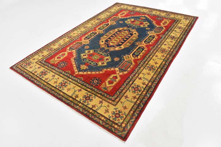 190cm x 280cm anudado a mano Kazak Alfombra