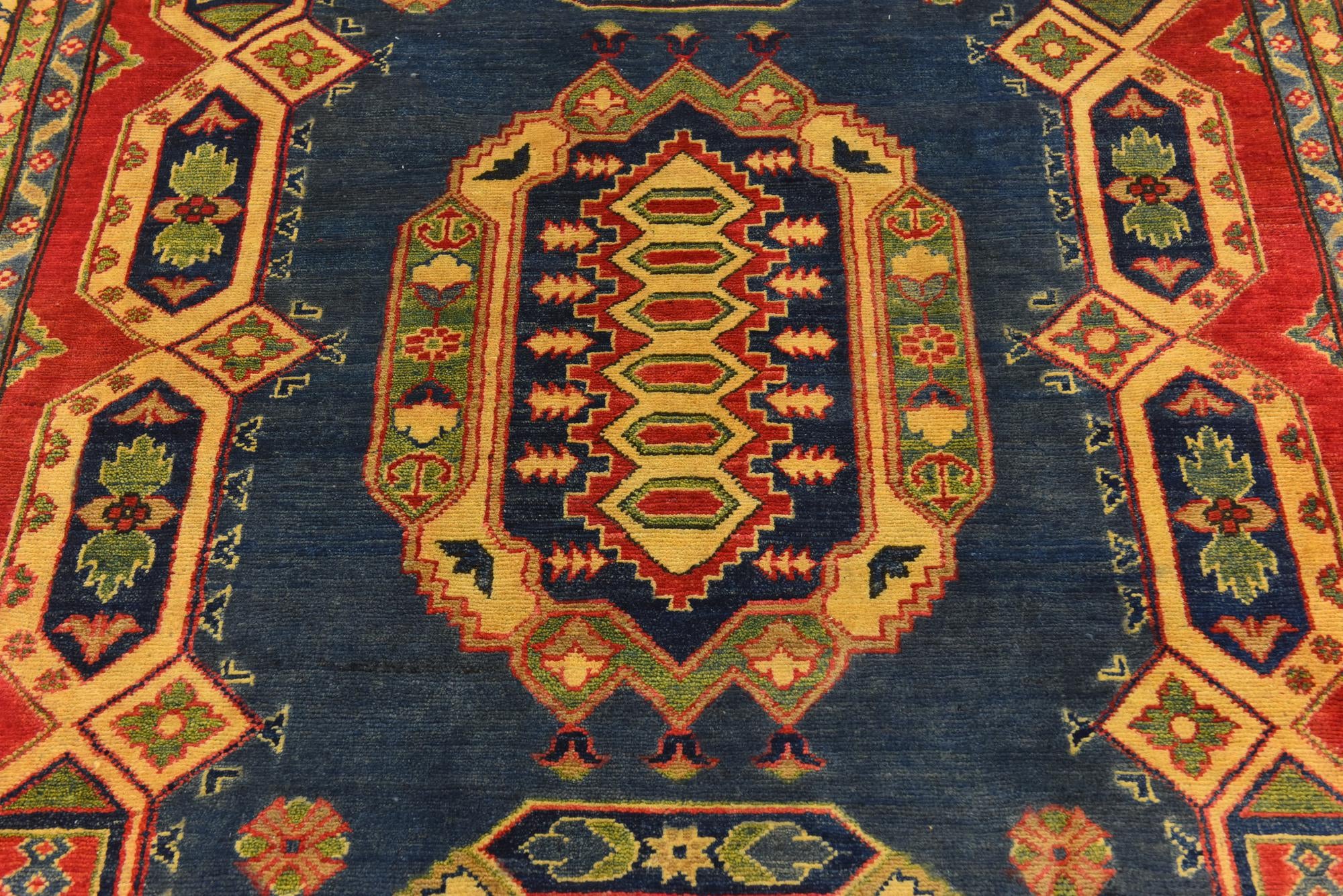 6' 3 x 9' 3 Hand Knotted Kazak Rug