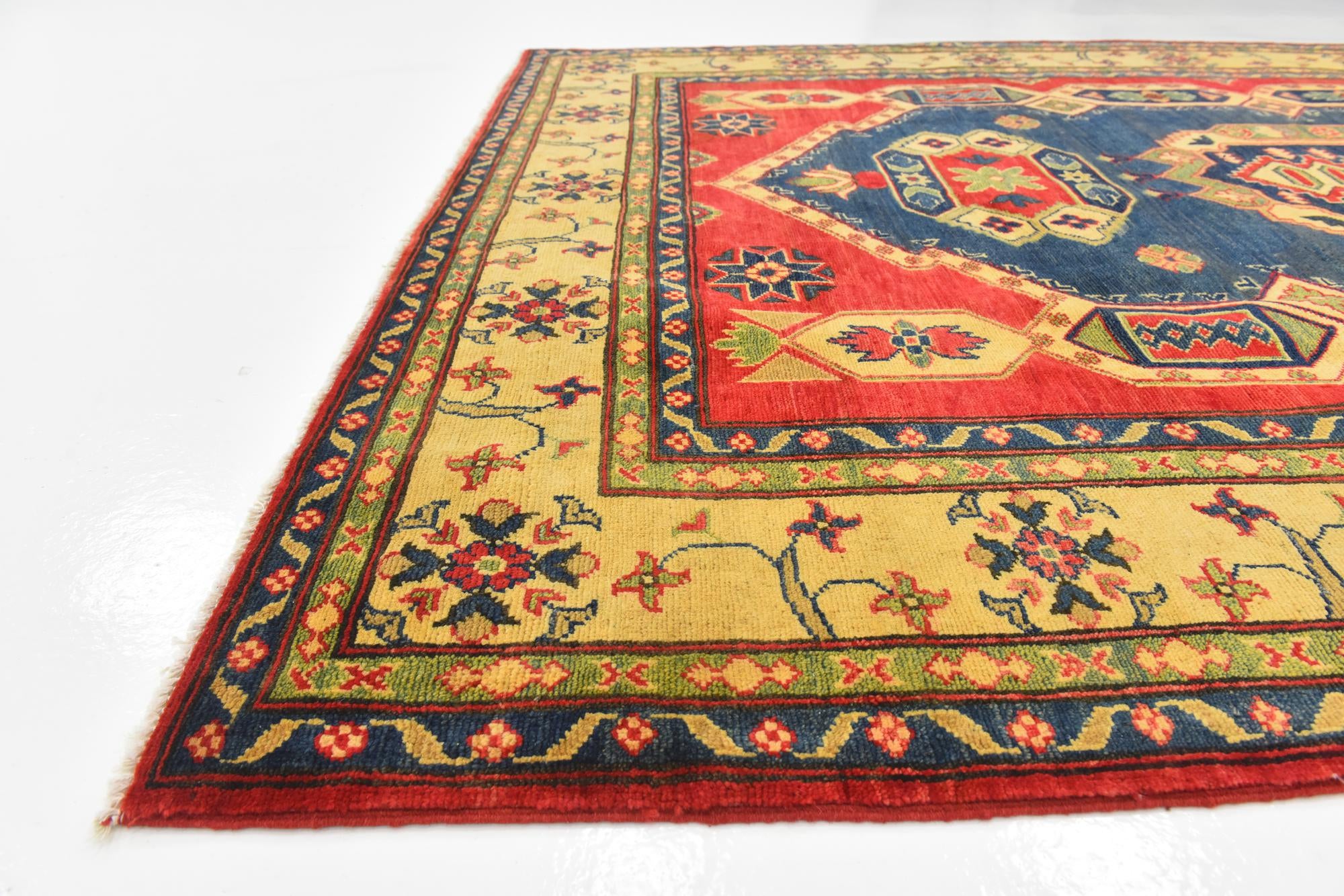 6' 3 x 9' 3 Hand Knotted Kazak Rug