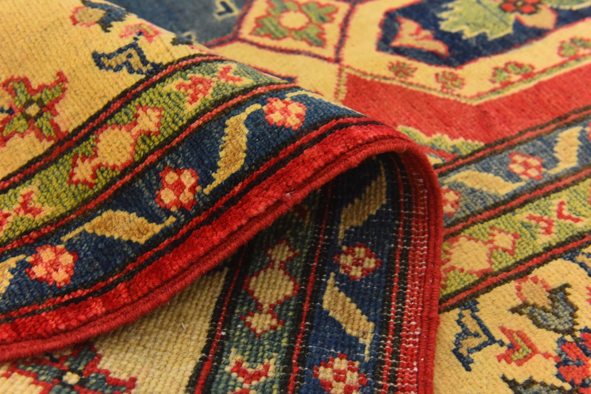 6' 3 x 9' 3 Hand Knotted Kazak Rug