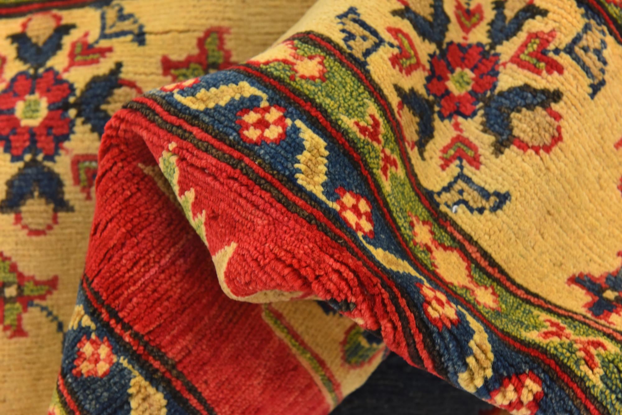 6' 3 x 9' 3 Hand Knotted Kazak Rug