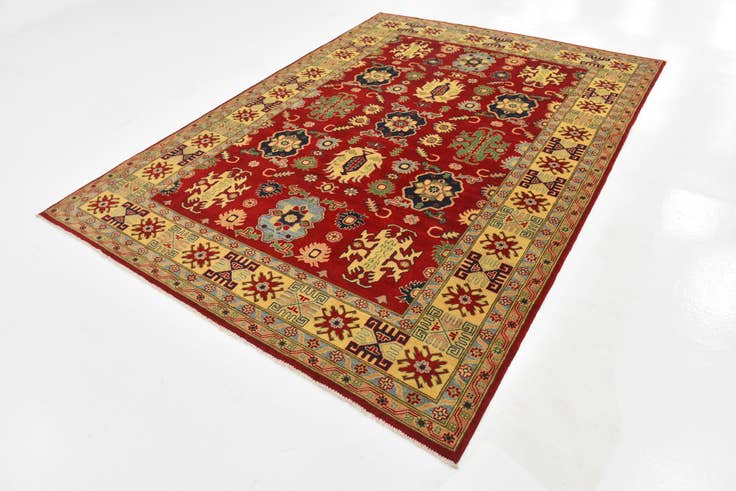 Detail image of 6' 10 x 9' 5 Hand Knotted Kazak Rug