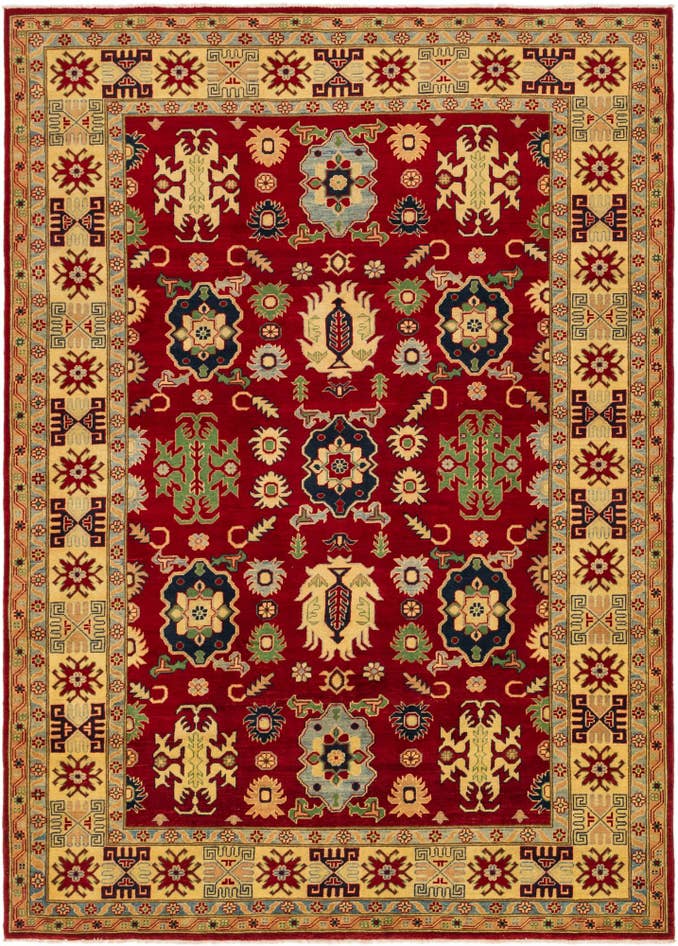 Detail image of 6' 10 x 9' 5 Hand Knotted Kazak Rug