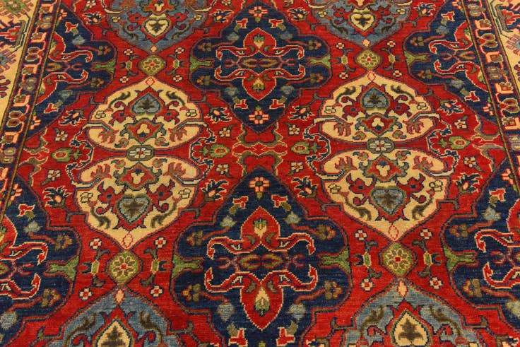 Detail image of 6' x 9' 1 Hand Knotted Kazak Rug