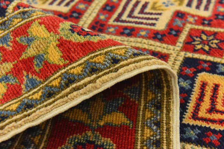 3' 4 x 5' 5 Hand Knotted Kazak Rug