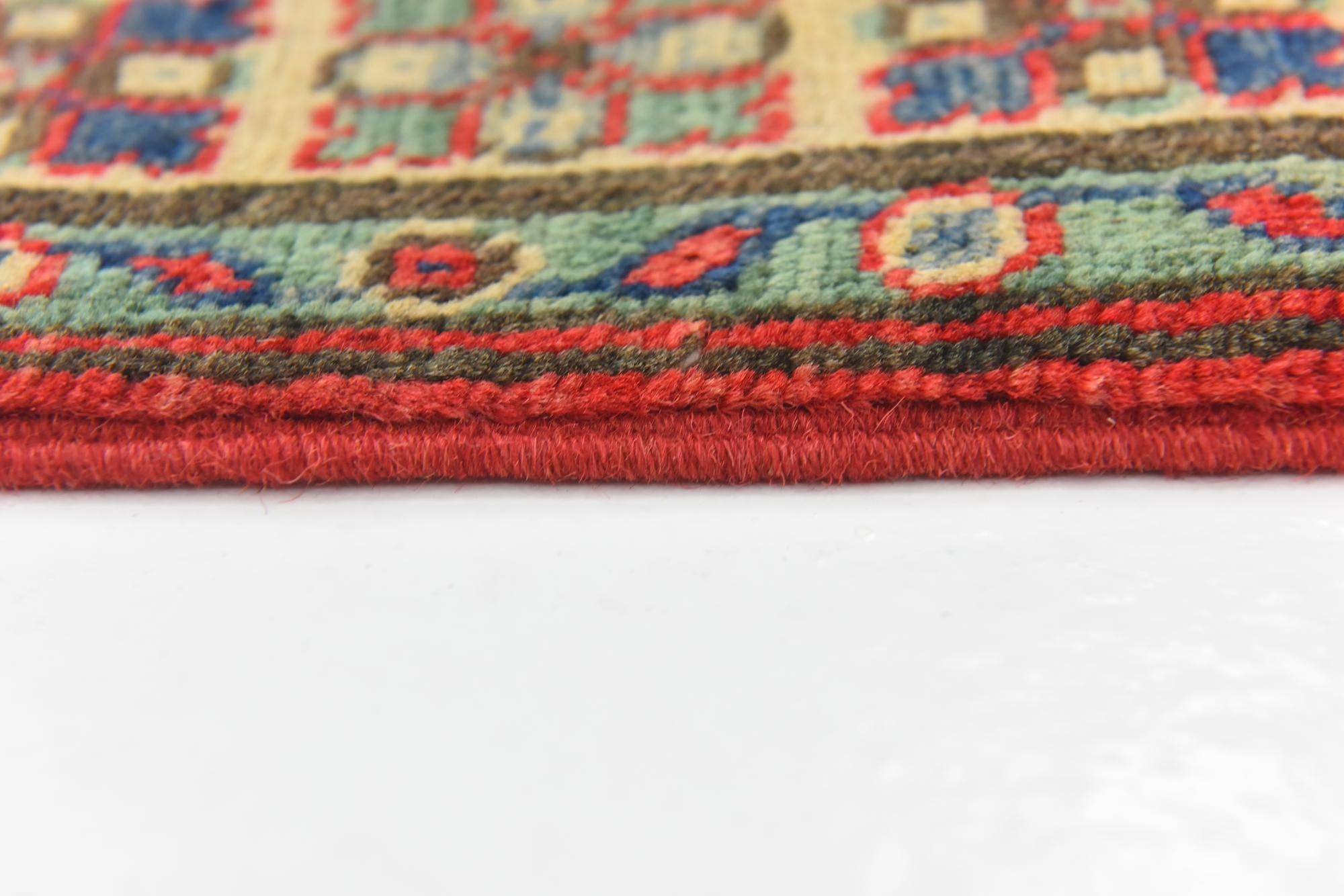 3' 1 x 4' 9 Hand Knotted Kazak Rug