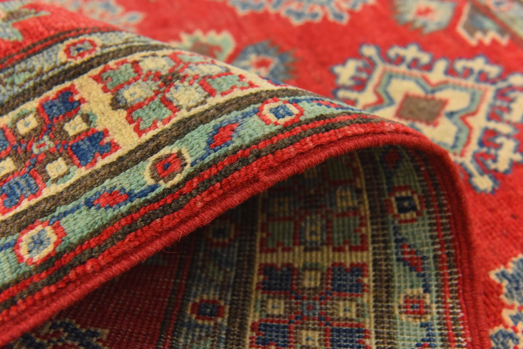 3' 1 x 4' 9 Hand Knotted Kazak Rug