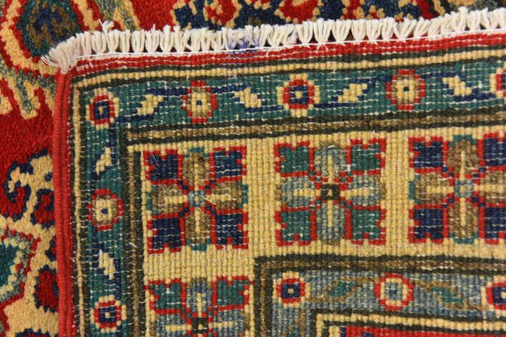 3' 4 x 4' 11 Hand Knotted Kazak Rug