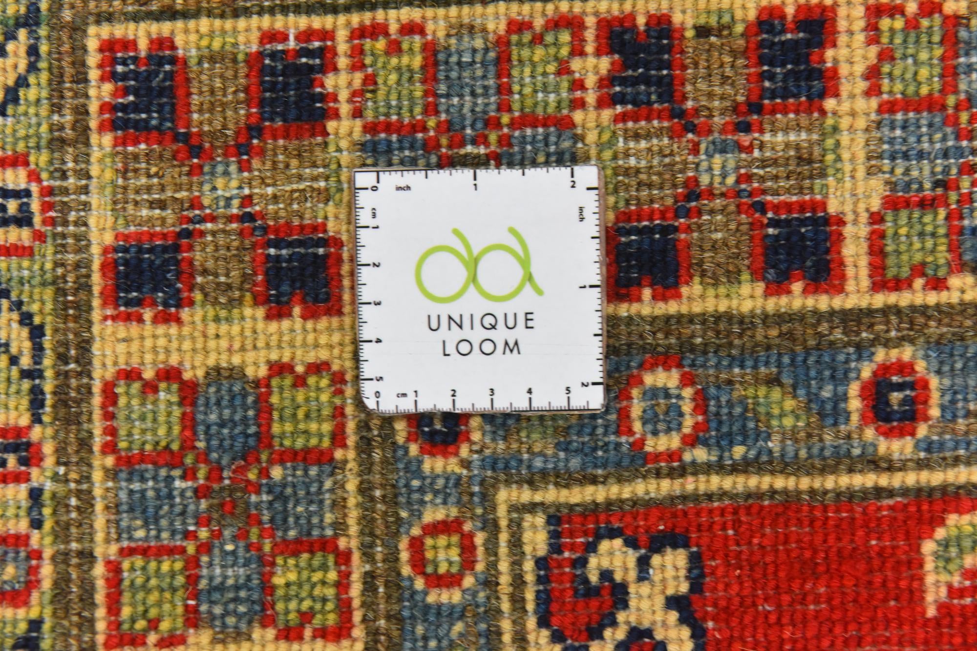 3' 4 x 5' 2 Hand Knotted Kazak Rug