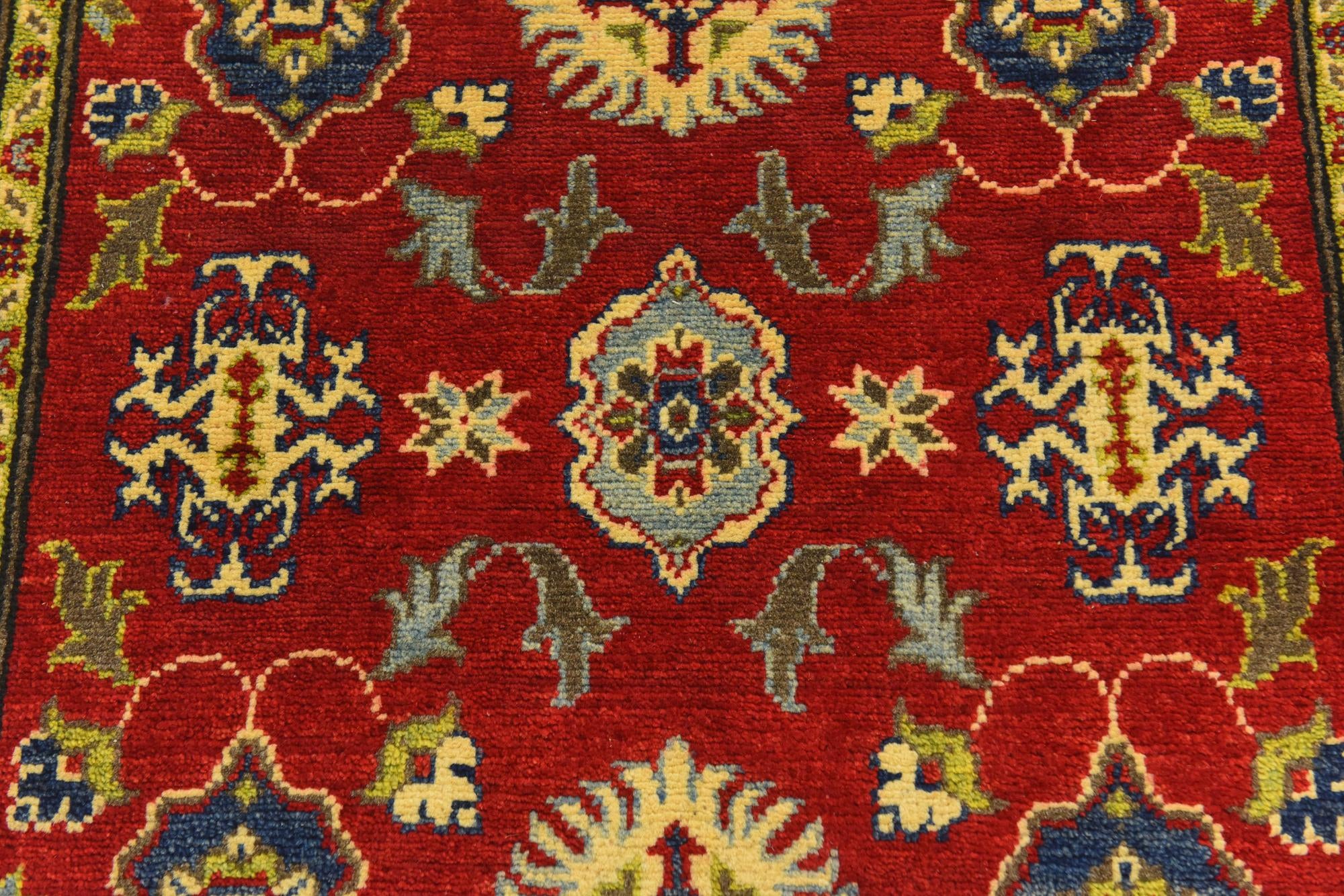 3' 4 x 5' Hand Knotted Kazak Rug