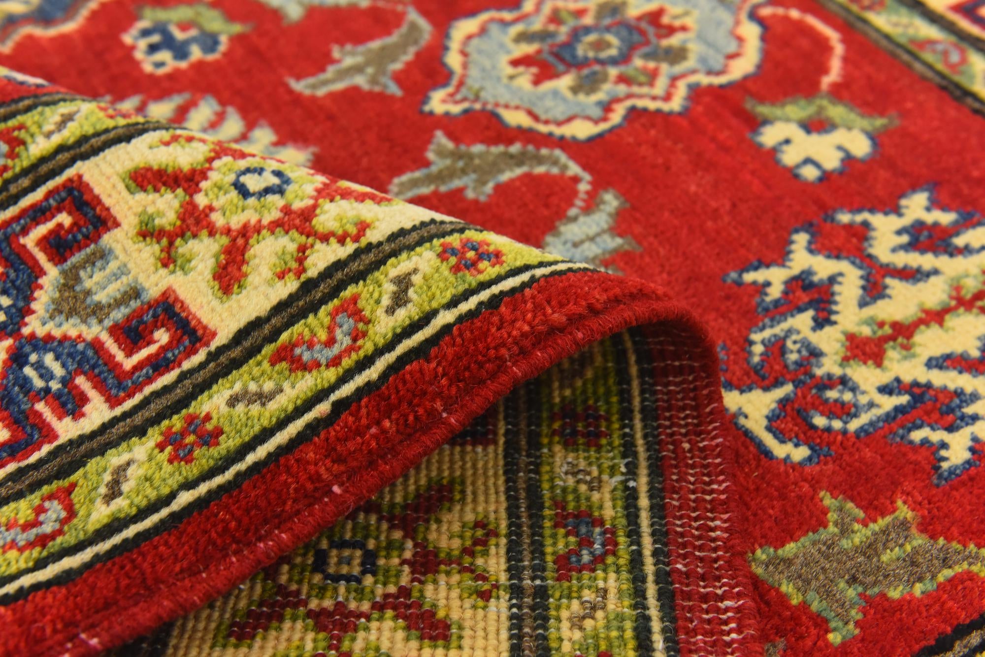 3' 4 x 5' Hand Knotted Kazak Rug