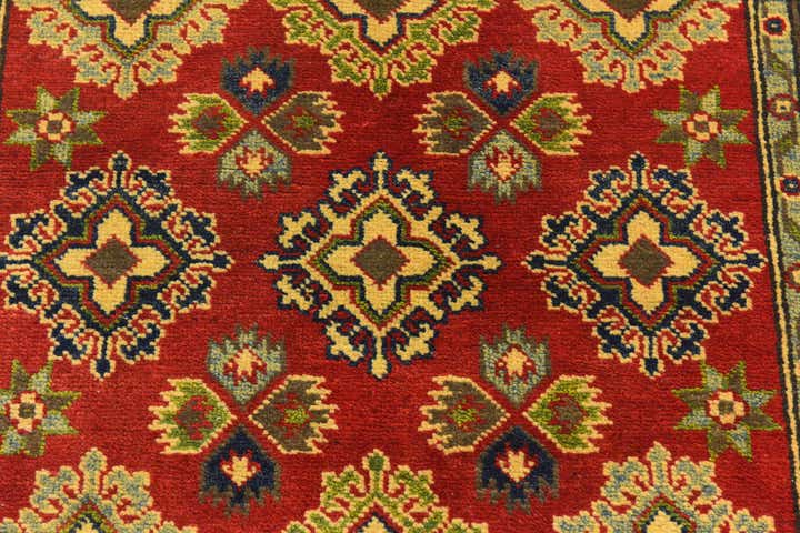 3' 2 x 5' Hand Knotted Kazak Rug