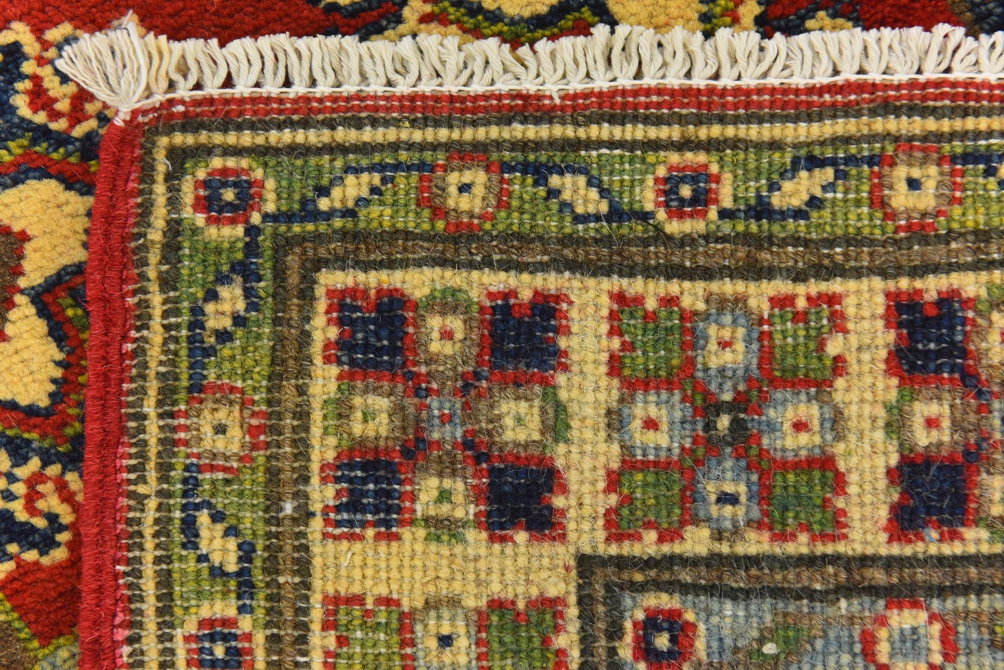 3' 2 x 5' Hand Knotted Kazak Rug